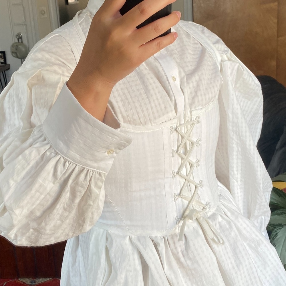 Salter House Classic Cotton Day Shirt + Matching Corset